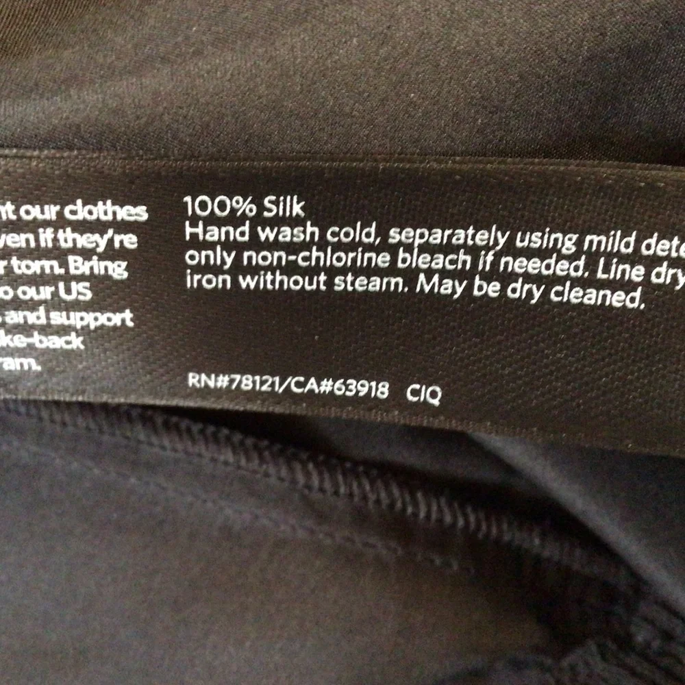 Eileen fisher silk joggers, Large, NWTGS - Picture 7 of 8